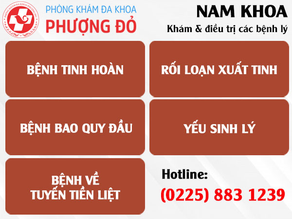 Bệnh nam khoa thường gặp ở nam giới