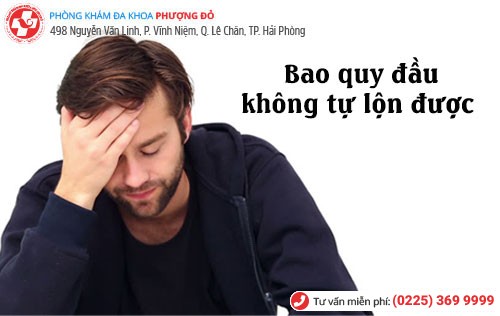 Bao quy đầu không lộn ra được