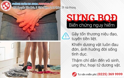 Sưng bao quy đầu là bị bệnh gì? Có nguy hiểm không?