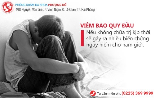 Hình ảnh viêm bao quy đầu. Viêm bao quy đầu có nguy hiểm không?