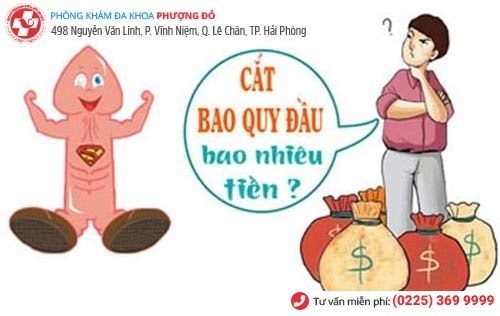 Chi phí cắt bao quy đầu được tuân thủ đúng giá niêm yết