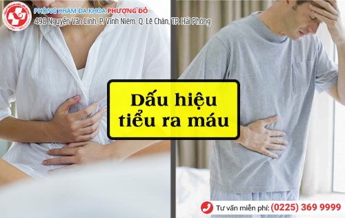 Dấu hiệu tiểu ra máu