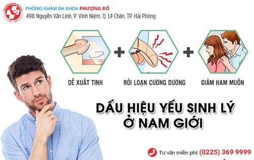 Dấu hiệu yếu sinh lý