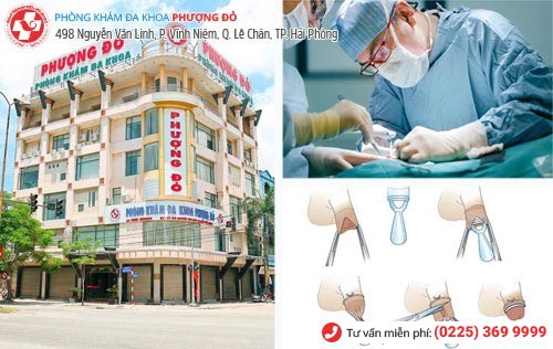 Phòng Khám Phượng Đỏ - địa chỉ cắt bao quy đầu ở Hải Phòng uy tín