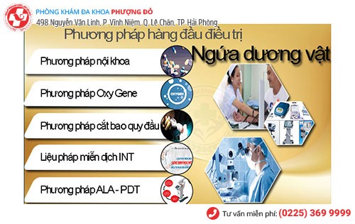 Phương pháp chữa ngứa đầu dương vật tiên tiến tại Phòng Khám Phượng Đỏ