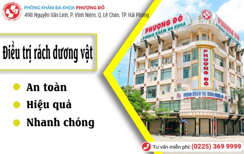 Phòng khám Phượng Đỏ điều trị rách dương vật