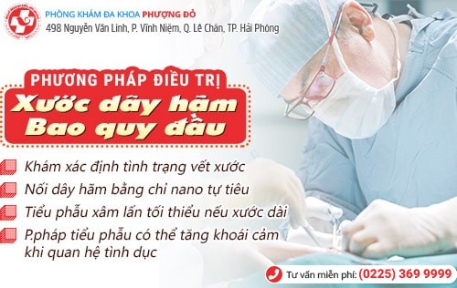 Xước dây hãm quy đầu là bị sao? Có chữa được không?