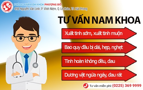 các vấn đề nam khoa cần tư vấn