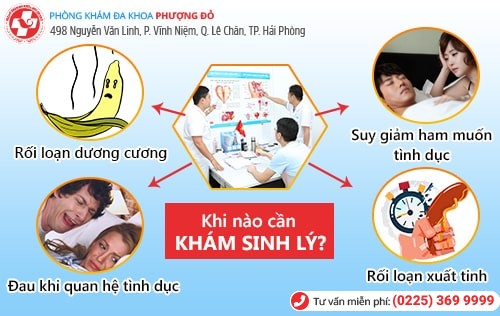 Nên khám sinh lý khi nào? Địa chỉ khám yếu sinh lý nam uy tín ở Hải Phòng