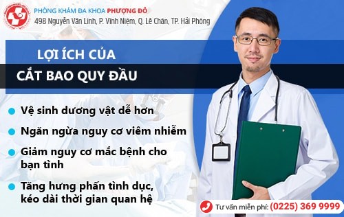 Những lợi ích cắt bao quy đầu đối với sức khỏe nam giới