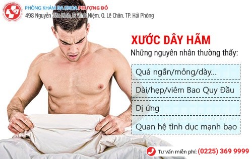 Xước dây hãm quy đầu là bị sao? Có chữa được không?