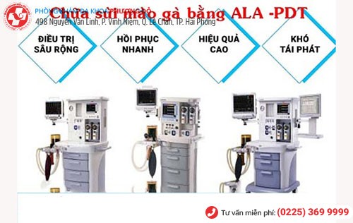 ALA - PDT - phương pháp điều trị sùi mào gà hiệu quả