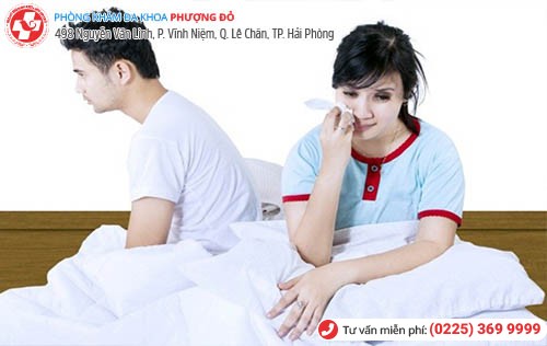 xuất tinh ra máu gây vô sinh