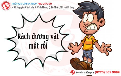 Rách dương vật