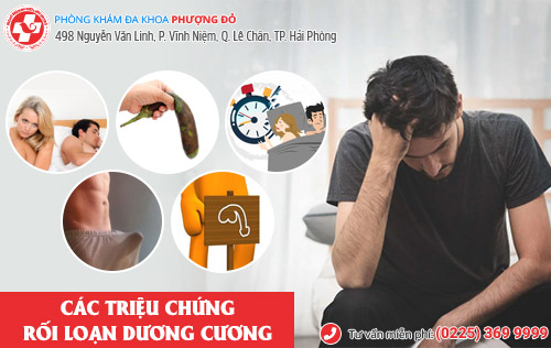  Các triệu chứng rối loạn cương dương ở nam giới