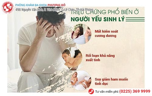 Yếu sinh lý nam gây nhiều biến chứng nguy hiểm