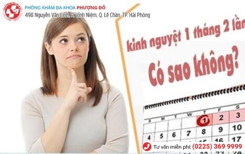 1 tháng có kinh 2 lần là dấu hiệu nhiều bệnh phụ khoa nguy hiểm