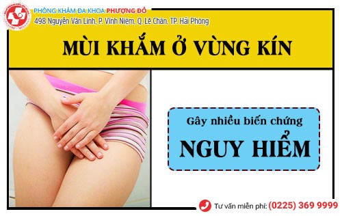 Biến chứng mùi khắm ở vùng kín