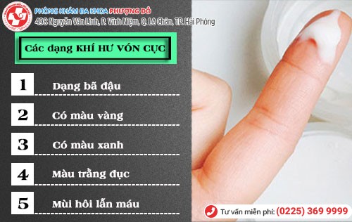 Các dạng khí hư vón cục