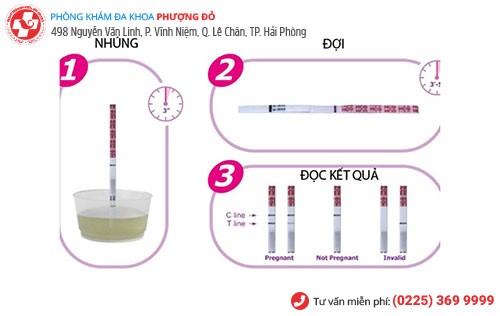 Các bước sử dụng que thử thai đúng cách