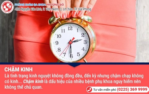 Chậm kinh thường xuyên – Dấu hiệu cảnh báo bệnh phụ khoa