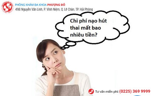 Chi phí đình chỉ thai phụ thuộc vào nhiều yếu tố