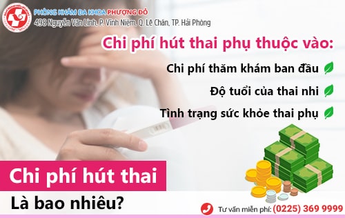 Hút thai bao nhiêu tiền? Địa chỉ hút thai ở Hải Phòng chi phí rẻ