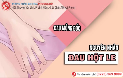 Đau hột le (mồng đốc)