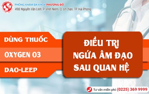 Điều trị ngứa âm đạo sau quan hệ