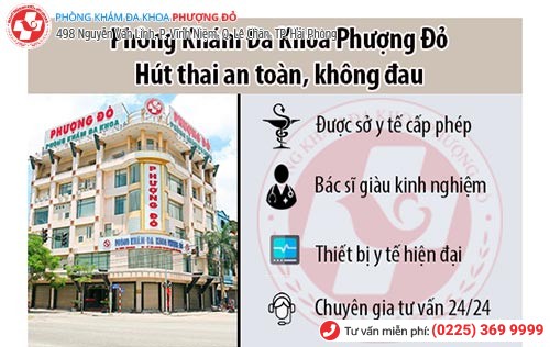 Phòng Khám Phượng Đỏ - địa chỉ hút thai ở Hải Dương