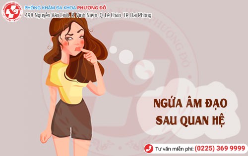 Ngứa âm đạo sau quan hệ