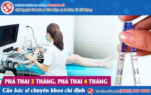 Phá thai 3 tháng, phá thai 4 tháng có phá được không?