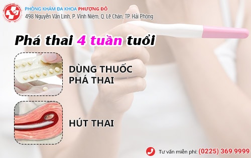 Phá thai 4 tuần có tội không? Phương pháp phá thai 4 tuần