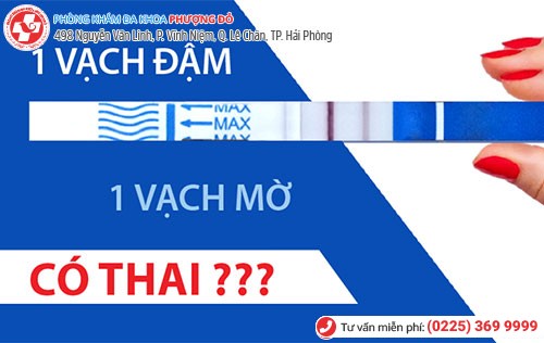 Que thử thai 1 vạch đậm 1 vạch mờ có thể có thai nhưng cũng có thể không