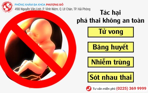 Tác hại khi không phá thai nhanh, tốt, an toàn