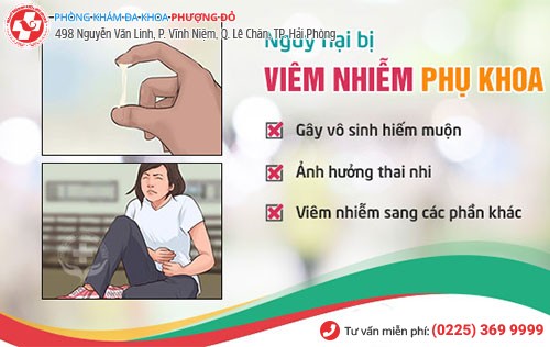 Viêm phụ khoa gây ra nhiều biến chứng nguy hiểm