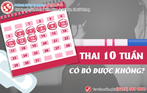 Thai 10 tuần có bỏ được không?