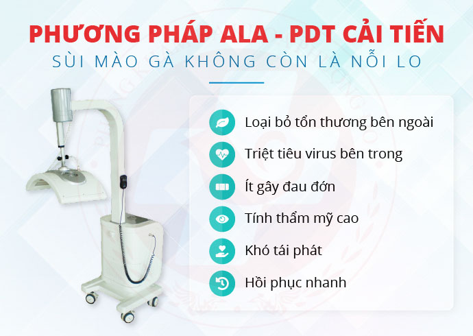 phương pháp chữa sùi mào gà