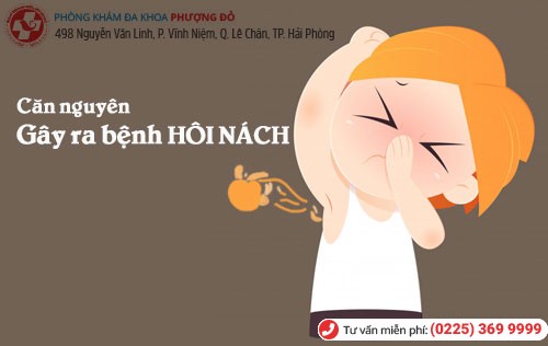 Bệnh hôi nách, cách chữa hôi nách