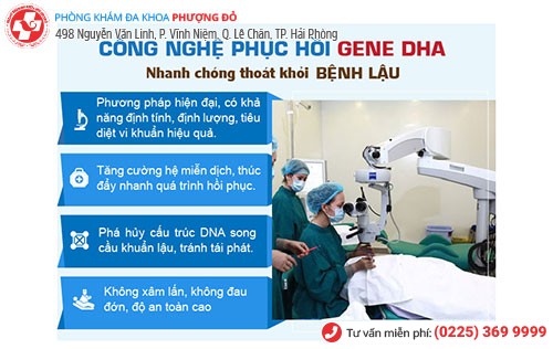 Cách chữa bệnh lậu bằng phương pháp DHA tiên tiến