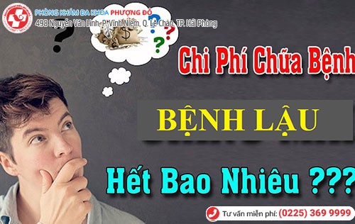 Chi phí chữa bệnh lậu phụ thuộc vào nhiều yếu tố