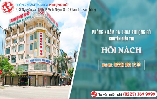 Phòng khám Phượng Đỏ chữa triệu chứng hôi nách