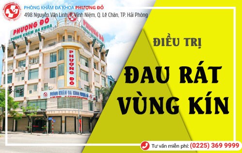 Điều trị đau rát bên ngoài vùng kín