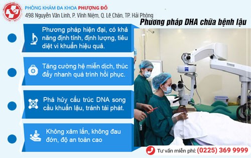 Phương pháp DHA hỗ trợ điều trị bệnh lậu