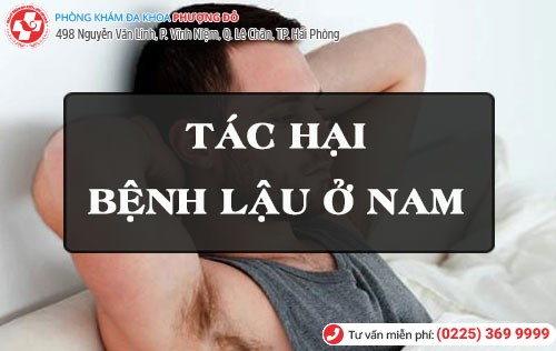 Tác hại bệnh lậu ở nam